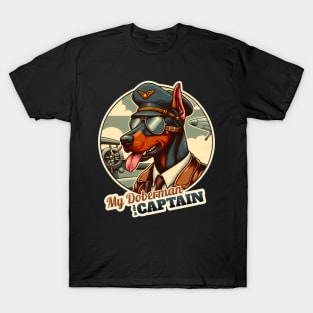 Pilot Doberman T-Shirt